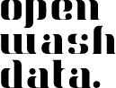 openwashdata, stacked wordmark